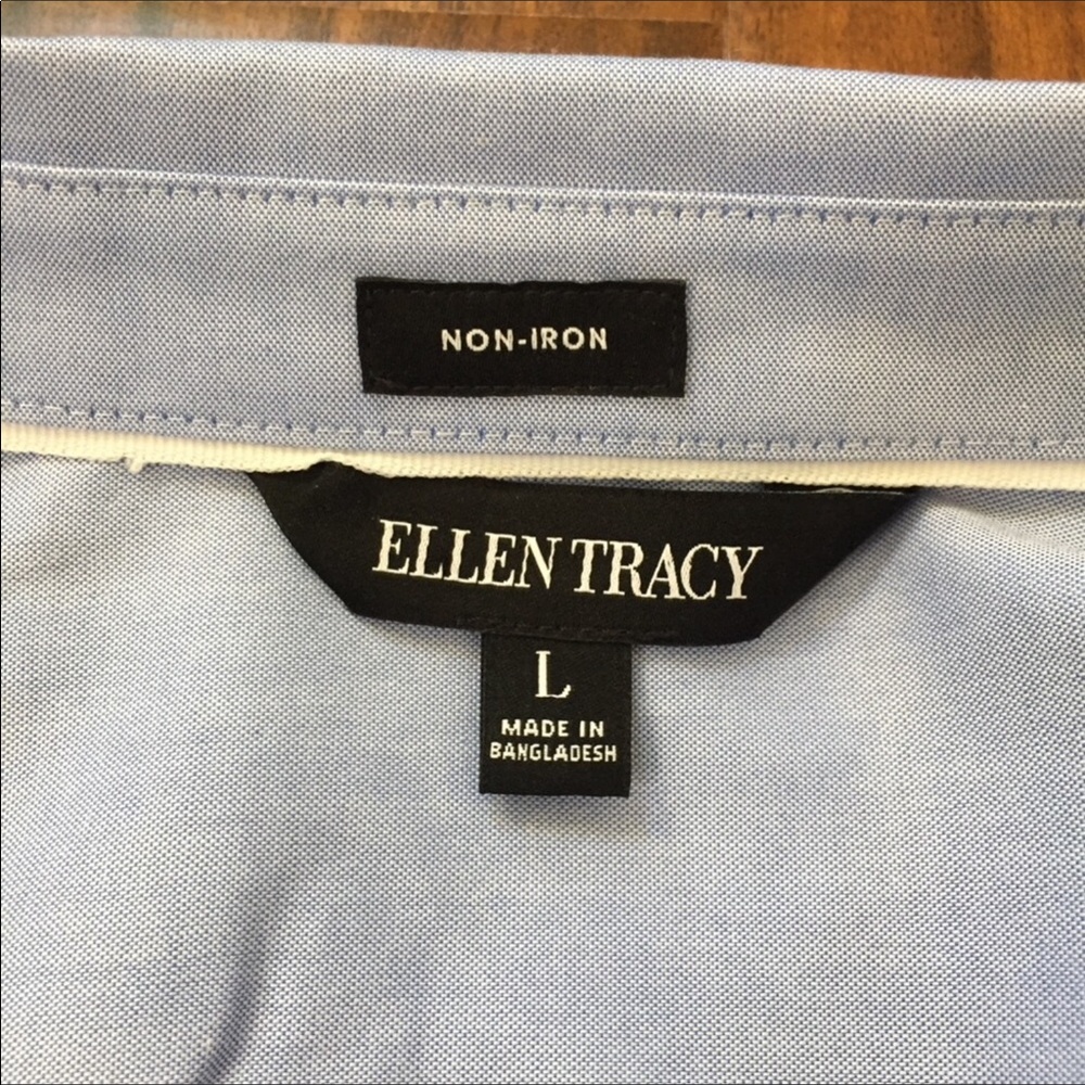 Ellen Tracy Button Down Blouse Size Large - image 2